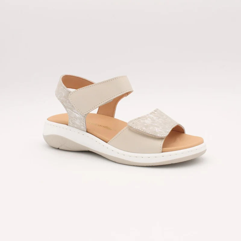 Sandalia Descanflex. 18550/Beige. - Bambas Valencia