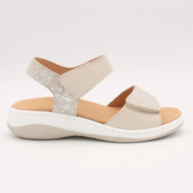Sandalia Descanflex. 18550/Beige. - Bambas Valencia